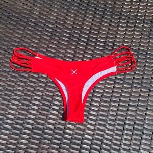 Boutine LA Red Thong Bikini Bottom